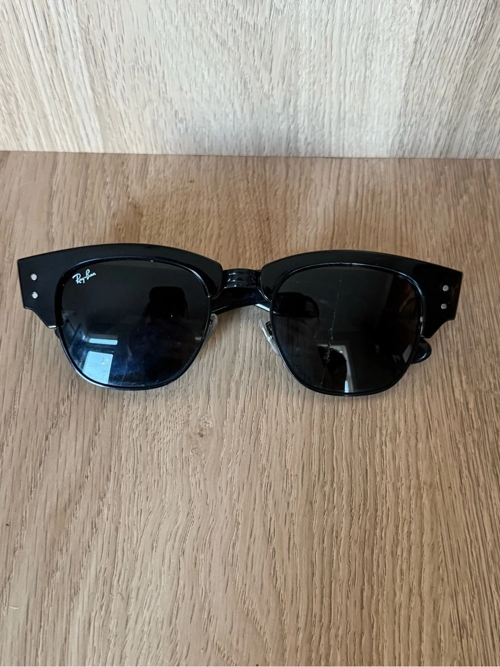 Ray-Ban Black Frame Sunglasses with Dark Lenses